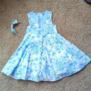Gymboree Dress and headband, girls size 4